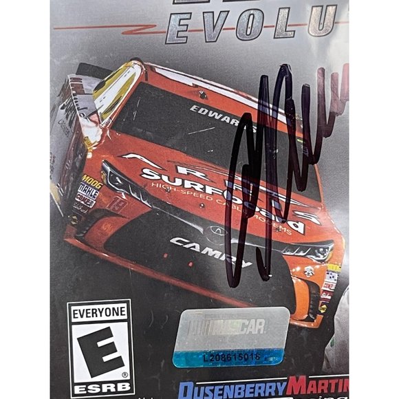 Autographed Signed Carl Edwards Nascar Playstation NASCAR Heat Evolution PS4 - Picture 8 of 16